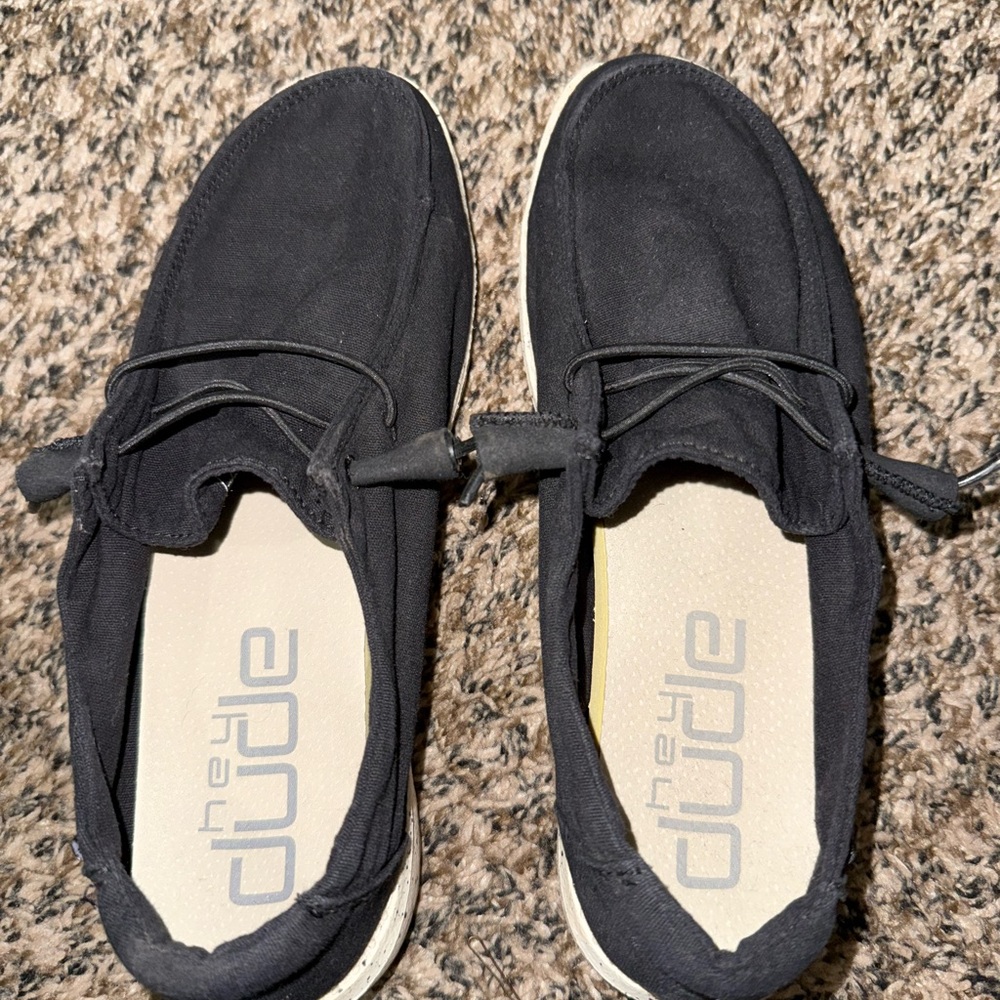 Hey Dude black shoes